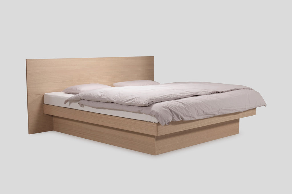 Nordic waterbed, angled view